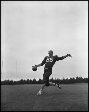 [Football Player No. 26 About to Kick the Ball, September 1962]