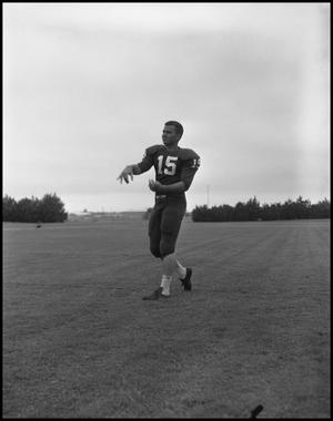 [Football Player No. 15 in a Throwing Position, September 1962]