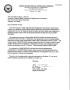 Letter: Department of Defense Clearinghouse Response: DoD Clearinghouse Respo…