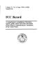 Primary view of FCC Record, Volume 13, No. 6, Pages 3450 to 4286, Supplement