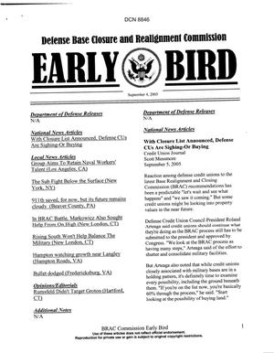 BRAC Early Bird, 4 September 2005