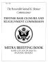 Primary view of Regional Hearing - Media Briefing Book