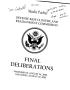 Text: Public Affairs - Final Deliberations, 8/24 - 8/27, 2005
