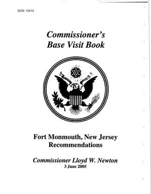 Base Visit Book (1st Visit) Ft. Monmouth, NJ