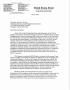 Letter: BRAC Commission Executive Correspondence