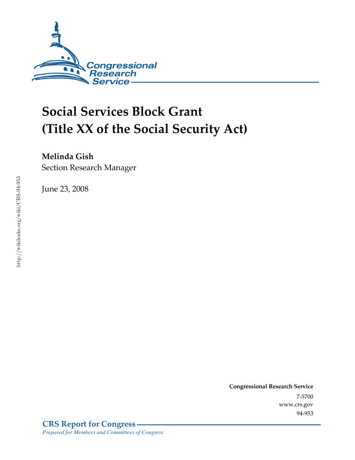 Research paper on social security act