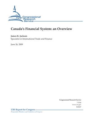 Primary view of object titled 'Canada's Financial System: An Overview'.