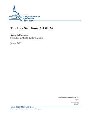 Primary view of object titled 'The Iran Sanctions Act (ISA)'.