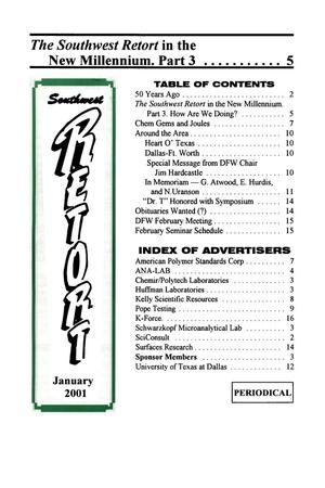 Southwest Retort, Volume 53, Number 5, January 2001