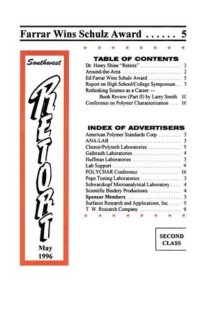 Southwest Retort, Volume 49, Number 9, May 1996