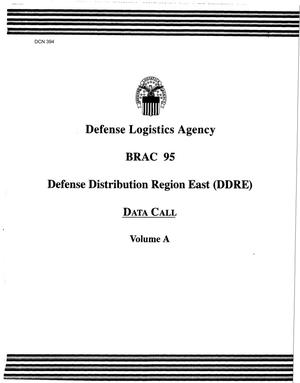 Defense Logistics Agency (DLA) Defense Distribution Region East Volume A