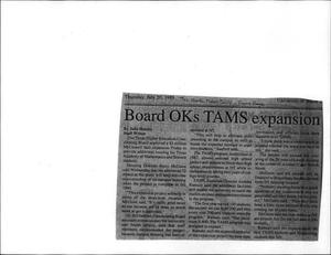 Board OKs TAMS expansion