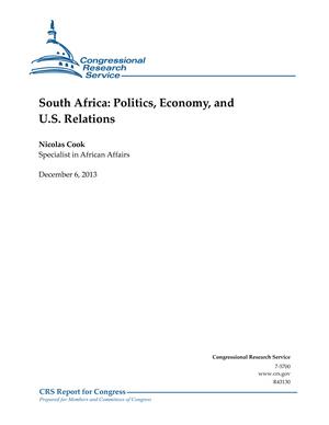 South Africa: Politics, Economy, and U.S. Relations