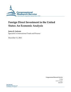 Foreign Direct Investment in the United States: An Economic Analysis