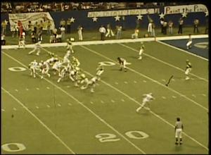 [Coaches' Film: North Texas State University vs. SMU, 1977]