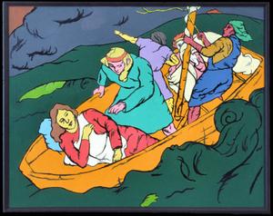 Primary view of object titled 'Jesus and Disciples in a Storm'.