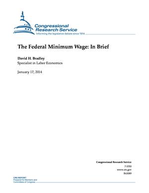 The Federal Minimum Wage: In Brief