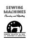 Book: Sewing machines: cleaning and adjusting.
