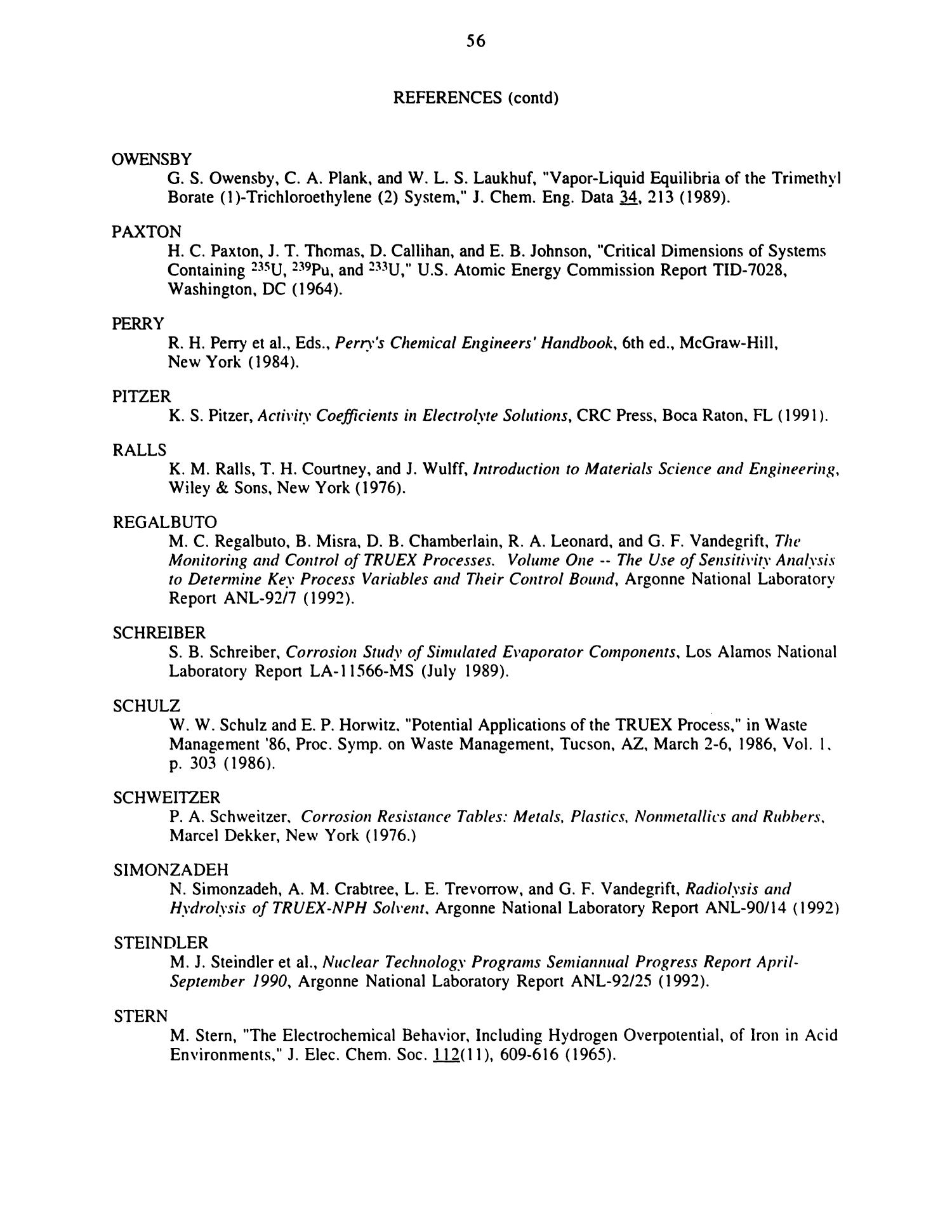 Advanced Evaporator Technology Progress Report Fy 1992 Page 56 Unt Digital Library