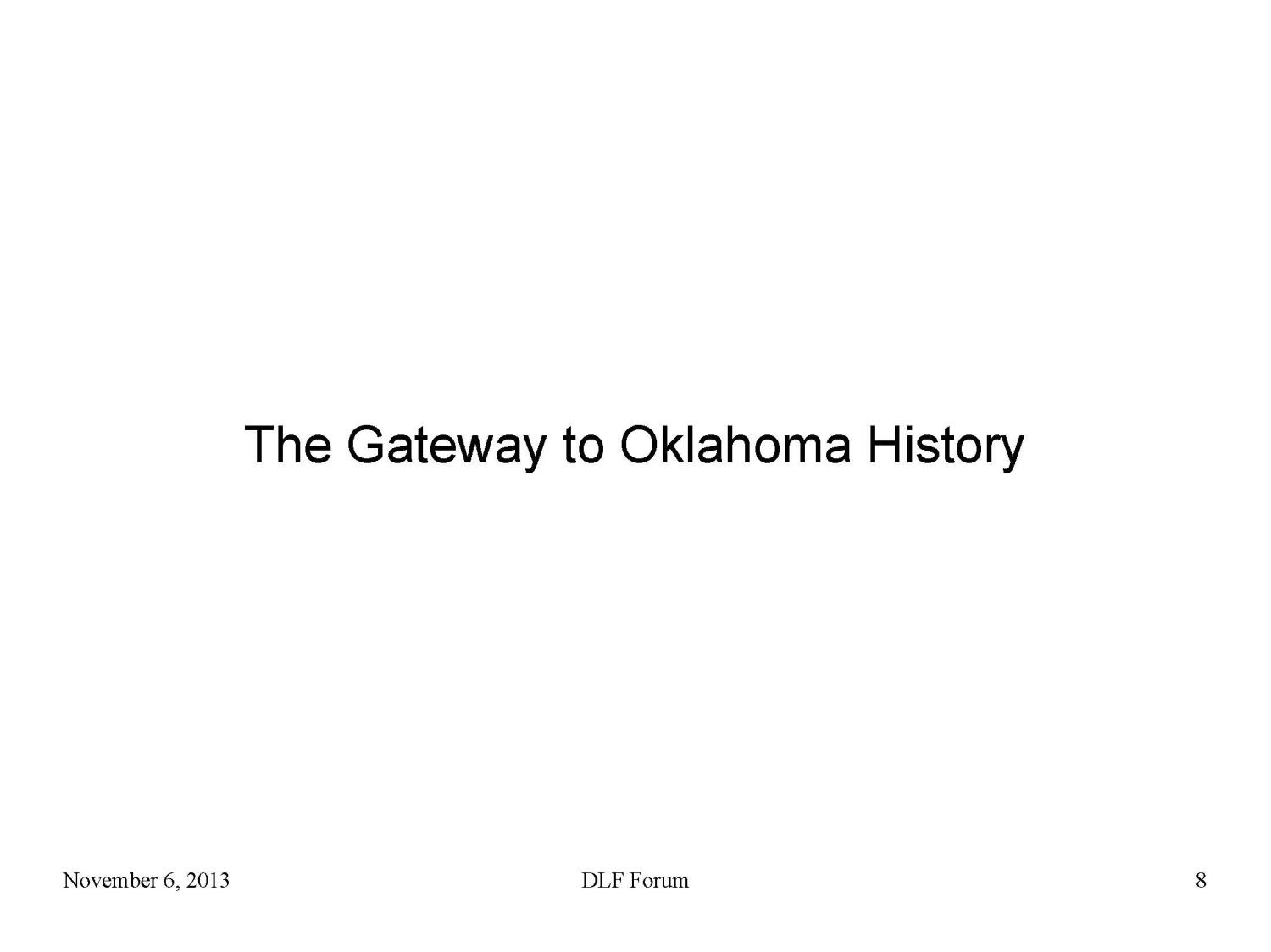 UNT Libraries Digital Collections: Making our data work harder for us
                                                
                                                    [Sequence #]: 8 of 56
                                                