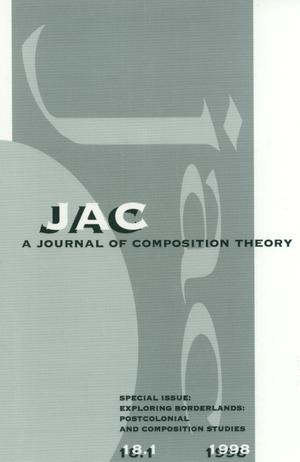 Primary view of object titled 'JAC: A Journal of Composition Theory, Volume 18, Number 1, 1998'.