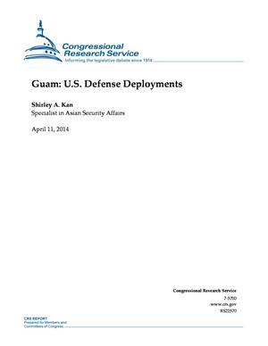 Primary view of object titled 'Guam: U.S. Defense Deployments'.