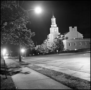 [Administration Building from the northwest at night]