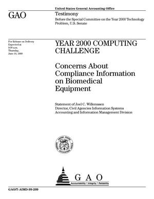 Year 2000 Computing Challenge: Concerns About Compliance Information on Biomedical Equipment