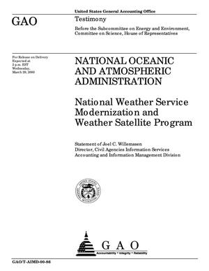 National Oceanic and Atmospheric Administration: National Weather Service Modernization and Weather Satellite Program