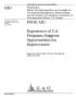 Text: Food Aid: Experience of U.S. Programs Suggests Opportunities for Impr…