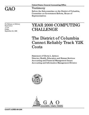 Year 2000 Computing Challenge: The District of Columbia Cannot Reliably Track Y2K Costs