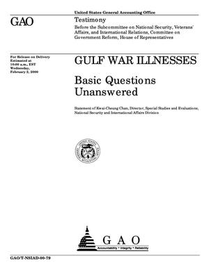 Gulf War Illnesses: Basic Questions Unanswered