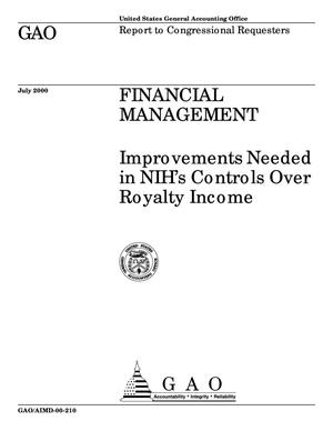 Financial Management: Improvements Needed in NIH's Controls Over Royalty Income