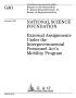 Report: National Science Foundation: External Assignments Under the Intergove…