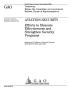 Text: Aviation Security: Efforts to Measure Effectiveness and Strengthen Se…