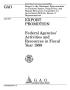 Report: Export Promotion: Federal Agencies' Activities and Resources in Fisca…