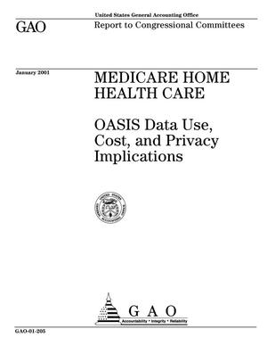 Medicare Home Health Care: OASIS Data Use, Cost, and Privacy Implications