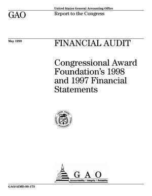 Financial Audit: Congressional Award Foundation's 1998 and 1997 Financial Statements