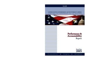 Fiscal Year 2005 Performance and Accountability Report