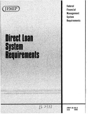 Direct Loan System Requirements