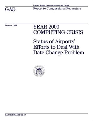 Year 2000 Computing Crisis: Status of Airports' Efforts to Deal with Date Change Problem