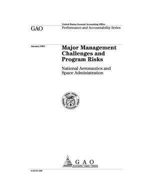 Major Management Challenges and Program Risks: National Aeronautics and Space Administration