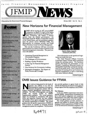 JFMIP News: A Newsletter for Government Financial Managers, Winter 2001, Vol. 12, No. 4