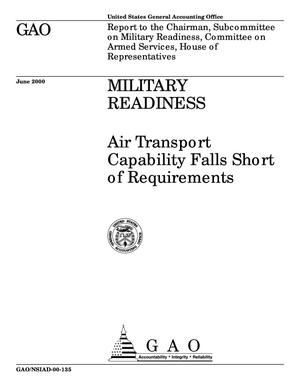 Military Readiness: Air Transport Capability Falls Short of Requirements