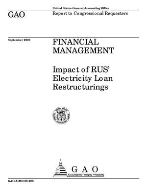 Financial Management: Impact of RUS' Electricity Loan Restructurings