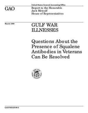 Gulf War Illnesses: Questions About the Presence of Squalene Antibodies in Veterans Can Be Resolved