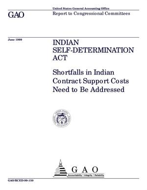 Indian Self-Determination Act: Shortfalls in Indian Contract Support Costs Need To Be Addressed