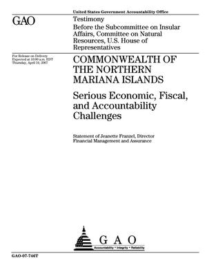 Commonwealth of the Northern Mariana Islands: Serious Economic, Fiscal, and Accountability Challenges