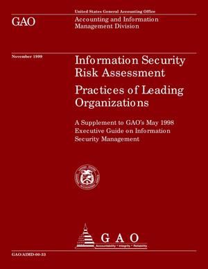 Information Security Risk Assessment: Practices of Leading Organizations