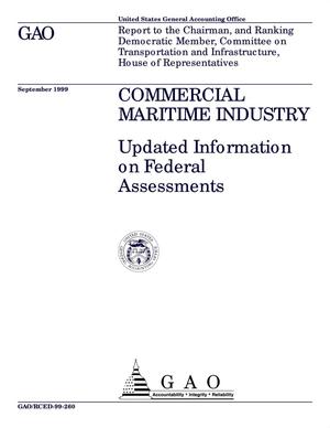 Commercial Maritime Industry: Updated Information on Federal Assessments